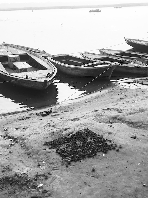 India boat with cups